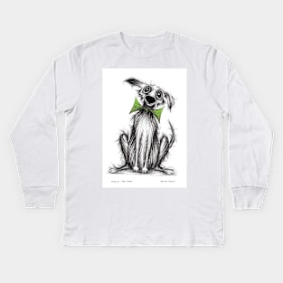 Molly the dog Kids Long Sleeve T-Shirt